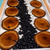 Pure River – Custom Wood Slice & Resin Coffee Table